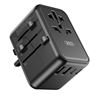 ADAPTADOR UNIVERSAL DE VIAJE 65W 3 X TIPO C + 2 X USB XO - XOWL22
