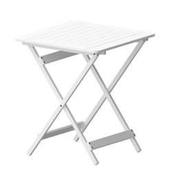 MESA PLEGABLE BAMBU BARNIZADA BLANCO - 80438