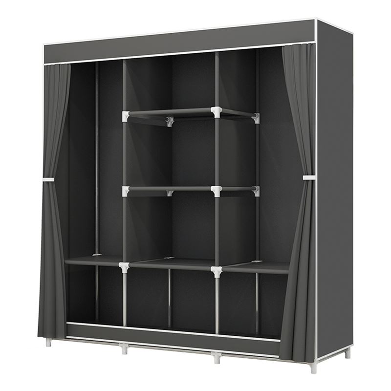 ARMARIO DE TELA TRIPLE 118x45x169CM - 80206