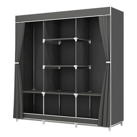 ARMARIO DE TELA TRIPLE 118x45x169CM - 80206