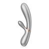 VIBRADOR HOT LOVER SILVER/CHAMPAGNE APP SATISFYER - 4061504002514
