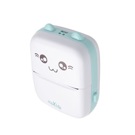 IMPRESORA PORTATIL BLUETOOTH TERMICA MXTP-100 AZUL MAXLIFE - 5900495198037