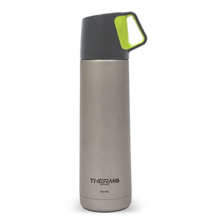 TERMO INOXIDABLE MATE 500ML THERMOSPORT CON TAZA - BY01031275892.