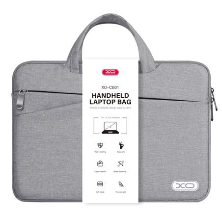 MALETÍN EJECUTIVO PARA PORTÁTILES HASTA 13" CB01GR GRIS XO - XOCB01GR