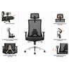 SILLA OFICINA GAMA SENIOR SE8000 CROMAD - CR1130-5