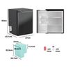 NEVERA FIJA CON COMPRESOR LG 12V 57 LITROS 60W MUVIP - MV0470ESP
