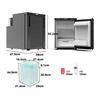 NEVERA FIJA CON COMPRESOR LG 12V 45 LITROS 60W MUVIP - MV0469ESP