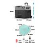NEVERA DE COMPRESOR PORTATIL CON RUEDAS 40 LITROS 50W MUVIP - MV0465ESP