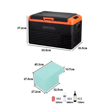 NEVERA DE COMPRESOR PORTATIL 30 LITROS 55W MUVIP - MV0474ESP