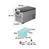 NEVERA DE COMPRESOR PORTATIL 31 LITROS 50W MUVIP - MV0466ESP
