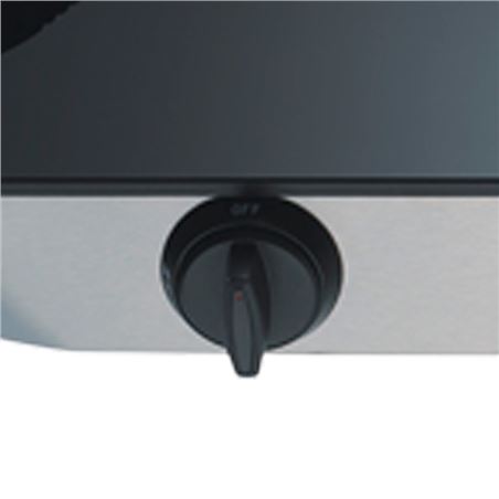 COCINA GAS INOX 2 FUEGOS CRISTAL TEMPLADO MUVIP - MV0384-2
