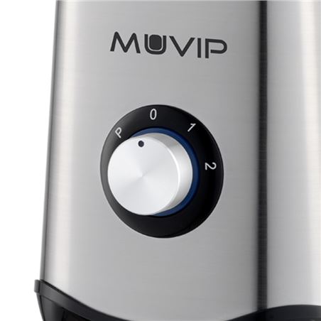 BATIDORA INOXIDABLE VASO CRISTAL 1300W 1.5 LITROS MUVIP - MV0259-3