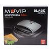SANDWICHERA INOX GRILL 750W NEGRA MUVIP - MV0187-3