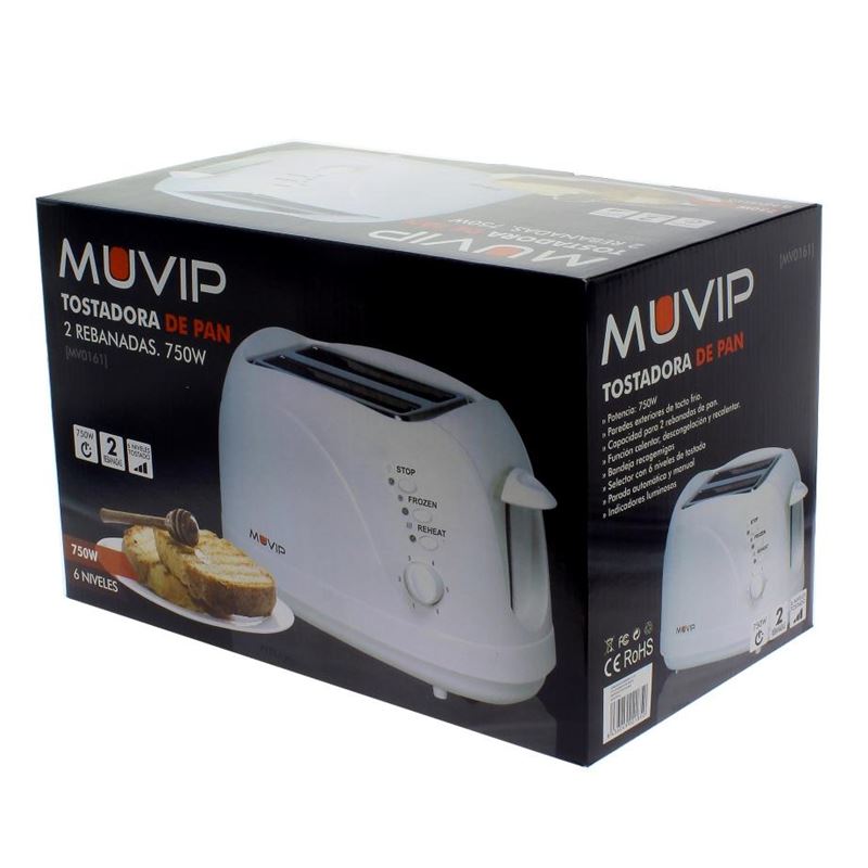 TOSTADORA DE PAN 750W MUVIP - MV0161-2