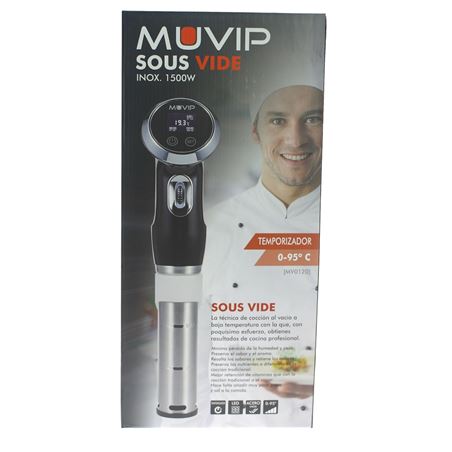 SOUS VIDE 1500W INOX LCD MUVIP - MV0120-1