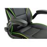 SILLA GAMING GM400 NEGRO/VERDE MUVIP - MV0126 (6)
