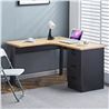 MESA DE ESCRITORIO MS800 140X120X75CM L DERECHA + CAJONERA MUVIP - MV0416