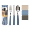 CUBERTERIA 12 PIEZAS EN BOTE ESPECIAL CAMPING COLORES SURTIDOS - 73145