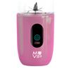 BATIDORA DE VASO PORTÁTIL RECARGABLE COLOR DESIGN 460ML ROSA MUVIP - MV0543-1