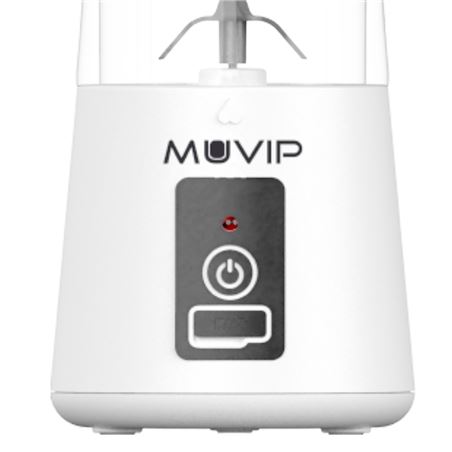 BATIDORA DE VASO PORTÁTIL RECARGABLE 380ML BLANCA MUVIP - MV0545-2