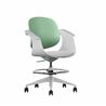 SILLA / TABURETE DE OFICINA TOP WORK VERDE CROMAD - CR1156