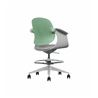 SILLA / TABURETE DE OFICINA TOP WORK VERDE CROMAD - CR1156-2