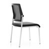 LOTE 4 SILLAS CONFIDENTE DESIGN APILABLES ESTRUCTURA METÁLICA CROMAD - CR1152-3