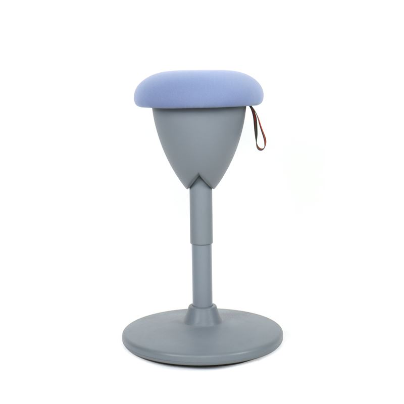 TABURETE MULTIUSOS BALANCIN DESIGN AZUL CLARO CROMAD - CR1147