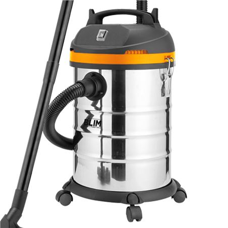 ASPIRADORA INOXIDABLE 30 LITROS 1400W BLIM - BL0405-1