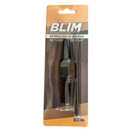EXTRACTOR DE ROSCAS DE TUBERIAS 1/2" Y 3/4" BLIM - BL0390