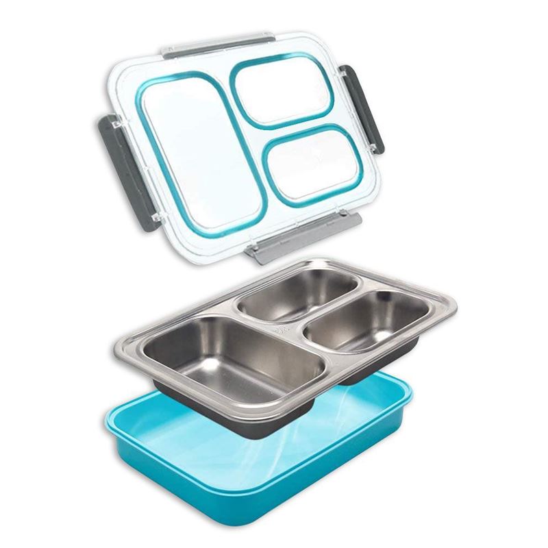 FIAMBRERA HERMETICA 3 COMPARTIMENTOS INOX THERMOSPORT - BY03021772831