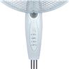 VENTILADOR DE PIE 16" 40CM 40W CON MANDO A DISTANCIA BLANCO - 26045-2