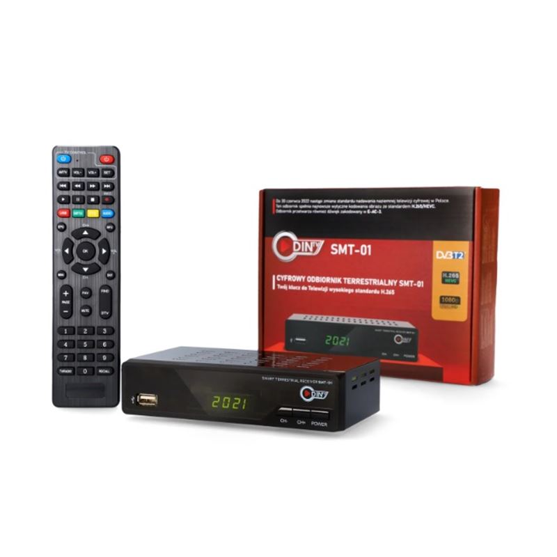 RECEPTOR TDT HD REPRODUCTOR - GRABADOR DVB-T2 DINTV - SMT-01
