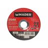 DISCO ABRASIVO INOX CORTE 115 MM MADER - 63210
