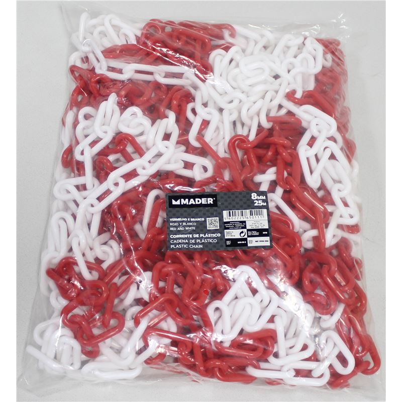 CADENA PLASTICA 8mm.X25Mtrs. MADER - 65011-1