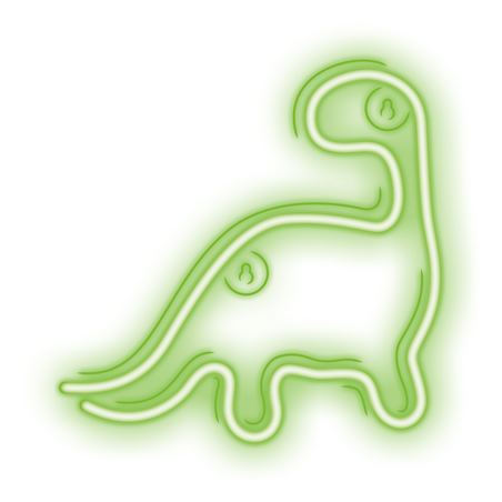 LAMPARA DECORATIVA NEON LED DINOSAURIO FOREVER - RTV100298