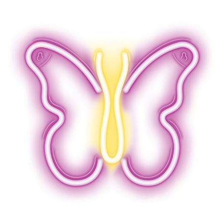 LAMPARA DECORATIVA NEON LED BUTERFLY FOREVER - RTV100306