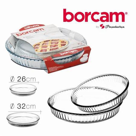 SET 2 FUENTES PARA TARTAS 32/26 CM BORCAM - 224408.