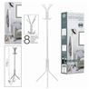PERCHERO DE PIE METALICO BLANCO 45X38X173 - 17702.
