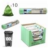PACK 10 BOLSAS DE BASURA 100 LITROS ECONATURA VERDE - 36109.