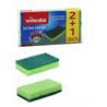 PACK 3 ESPONJAS CON ESTROPAJO NO RAYA ULTRA FRESH VERDE VILEDA - 108073-1