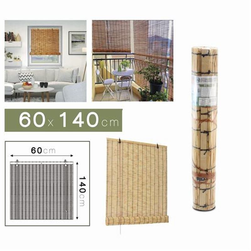 ESTOR ENROLLABLE EFECTO BAMBU 60X140CM - 16710.