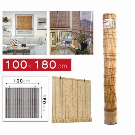 ESTOR ENROLLABLE EFECTO BAMBU 100X180CM - 16712.