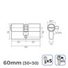 BOMBIN LATON 60MM 30+30MM LEVA LARGA LLAVE SEGURIDAD - 85167_1
