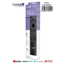 MANDO A DISTANCIA COMPATIBLE SAMSUNG SLIM CON MICRO SA63 DIGIVOLT - SA63MIC