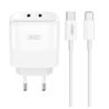 CARGADOR 2X TIPOC 35W CARGA RAPIDA XOL140 + CABLE TIPO C XO - XOL140TC