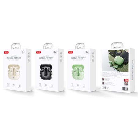AURICULARES TWS X34 CLIP DEPORTIVO VERDE XO - XOX34GR-2