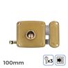 CERRADURA A DERECHA 100MM 3 LLAVES - 85262
