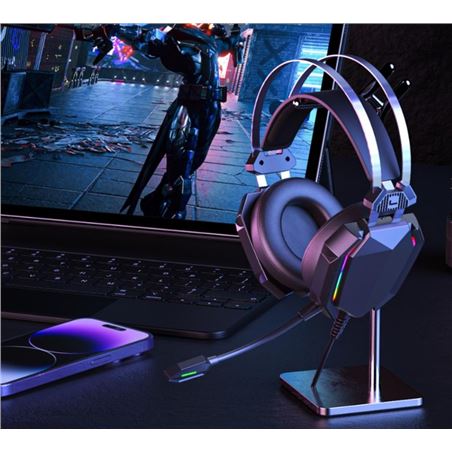 AURICULAR GAMING RGB CON MICROFONO XO-GE07 - XOGE07-3