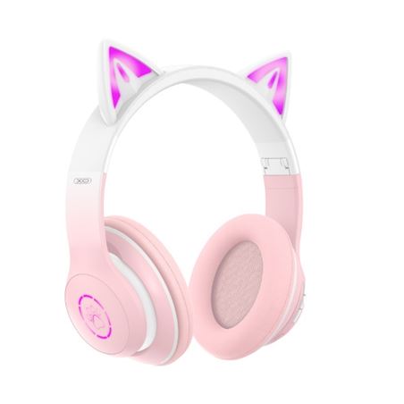 AURICULARES DIADEMA BE38 BLUETOOTH CATS ROSA XO - XOBE38PK-3